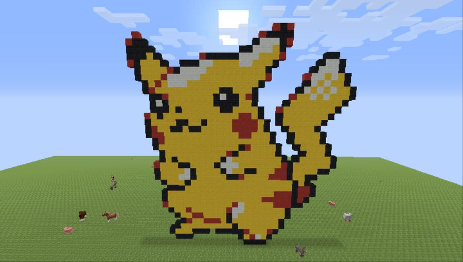 Minecraft - Pikachu by Sub-Scorpion03 on DeviantArt