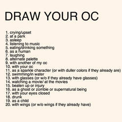 draw your oc challenge