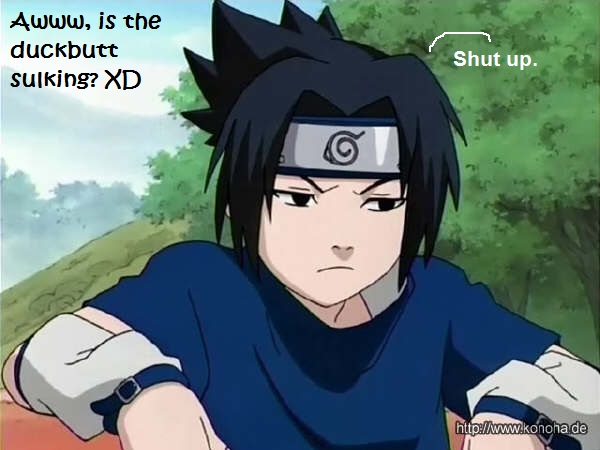 Sasuke Sulking