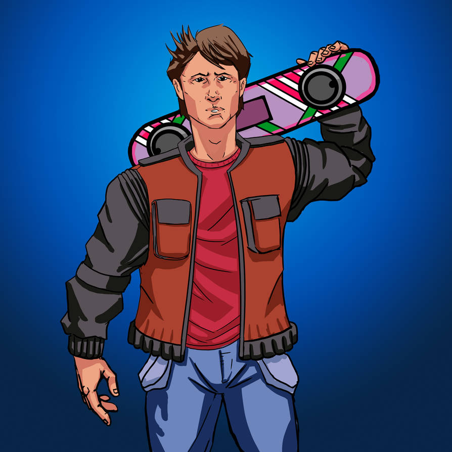 Marty McFly Color Sketch by Dee-Pathirana on DeviantArt
