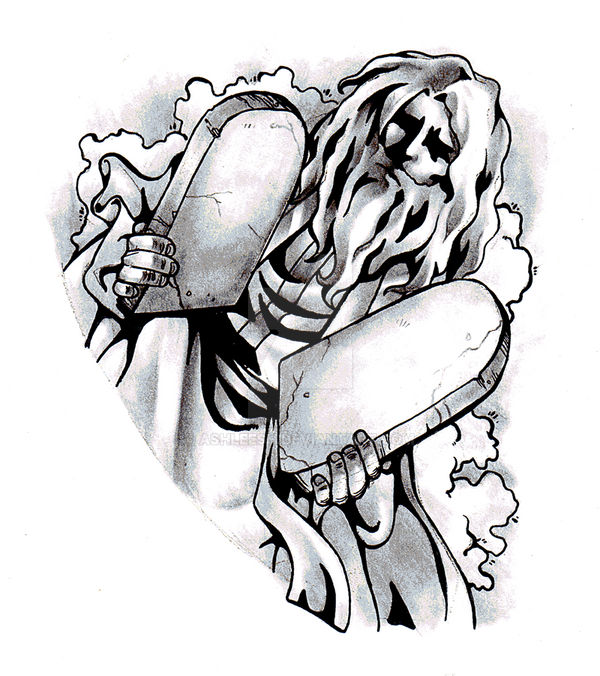 Moses Tattoo Commission by ashleesh on DeviantArt