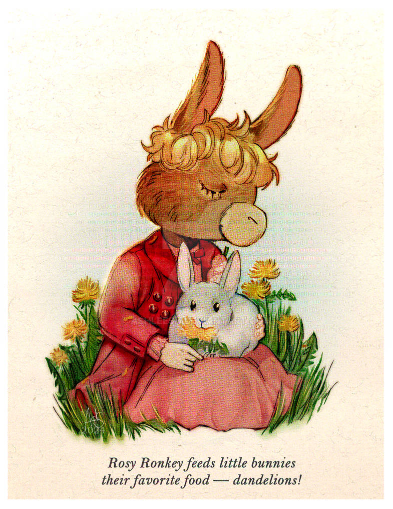 Rosey Ann Rabbit Rosy Ronkey and her Rabbit by ashleesh on DeviantArt
