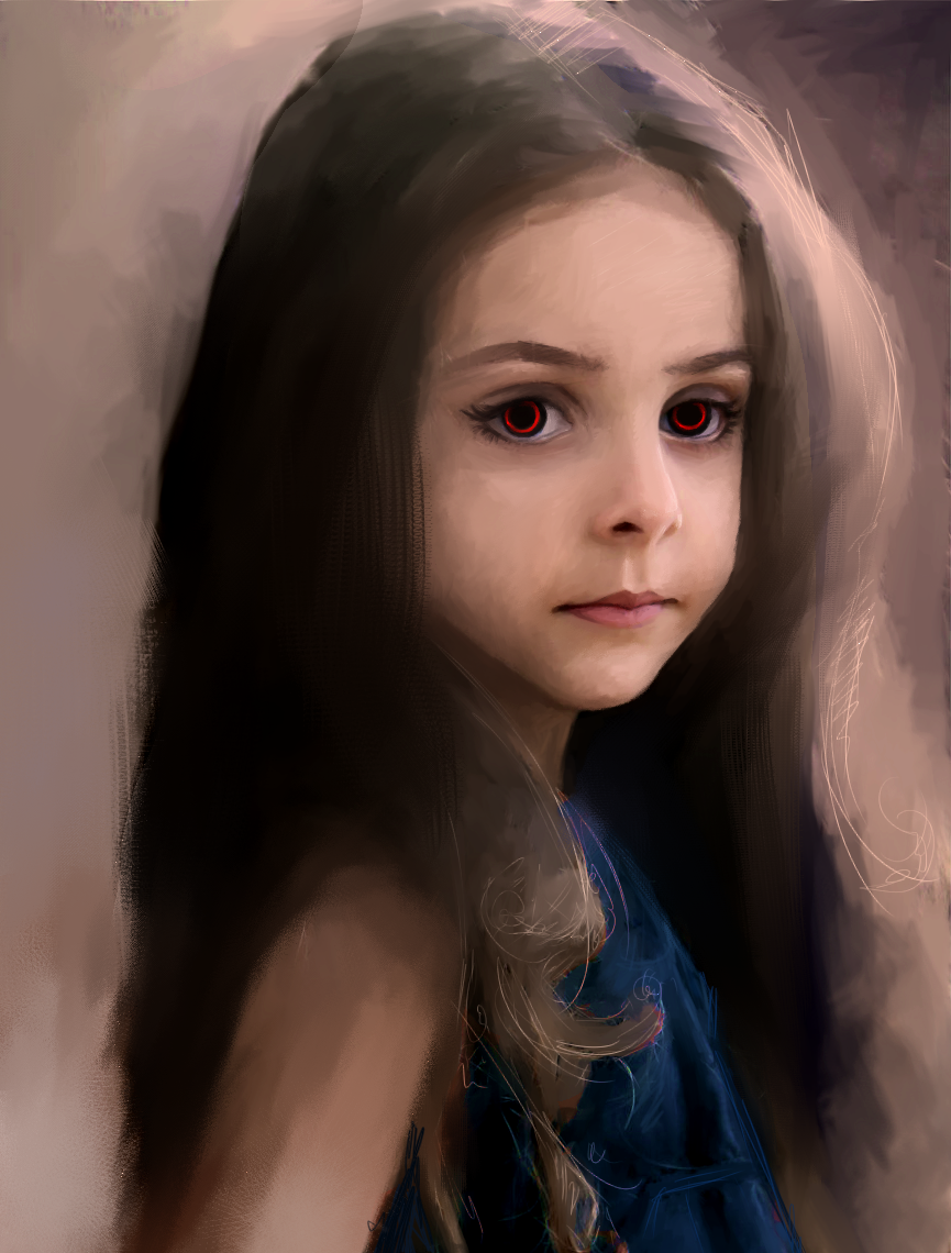 little girl (no edit,just painting) by krissa91 on DeviantArt