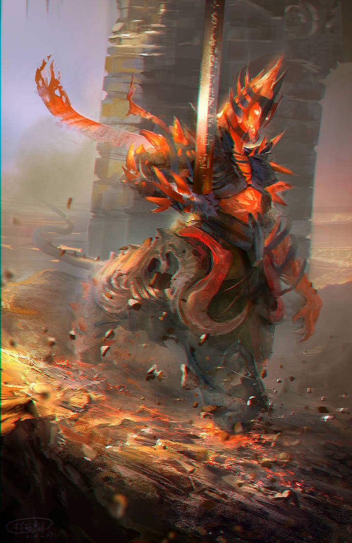 Fire Based Enemies fire element creature by watt277 on DeviantArt
