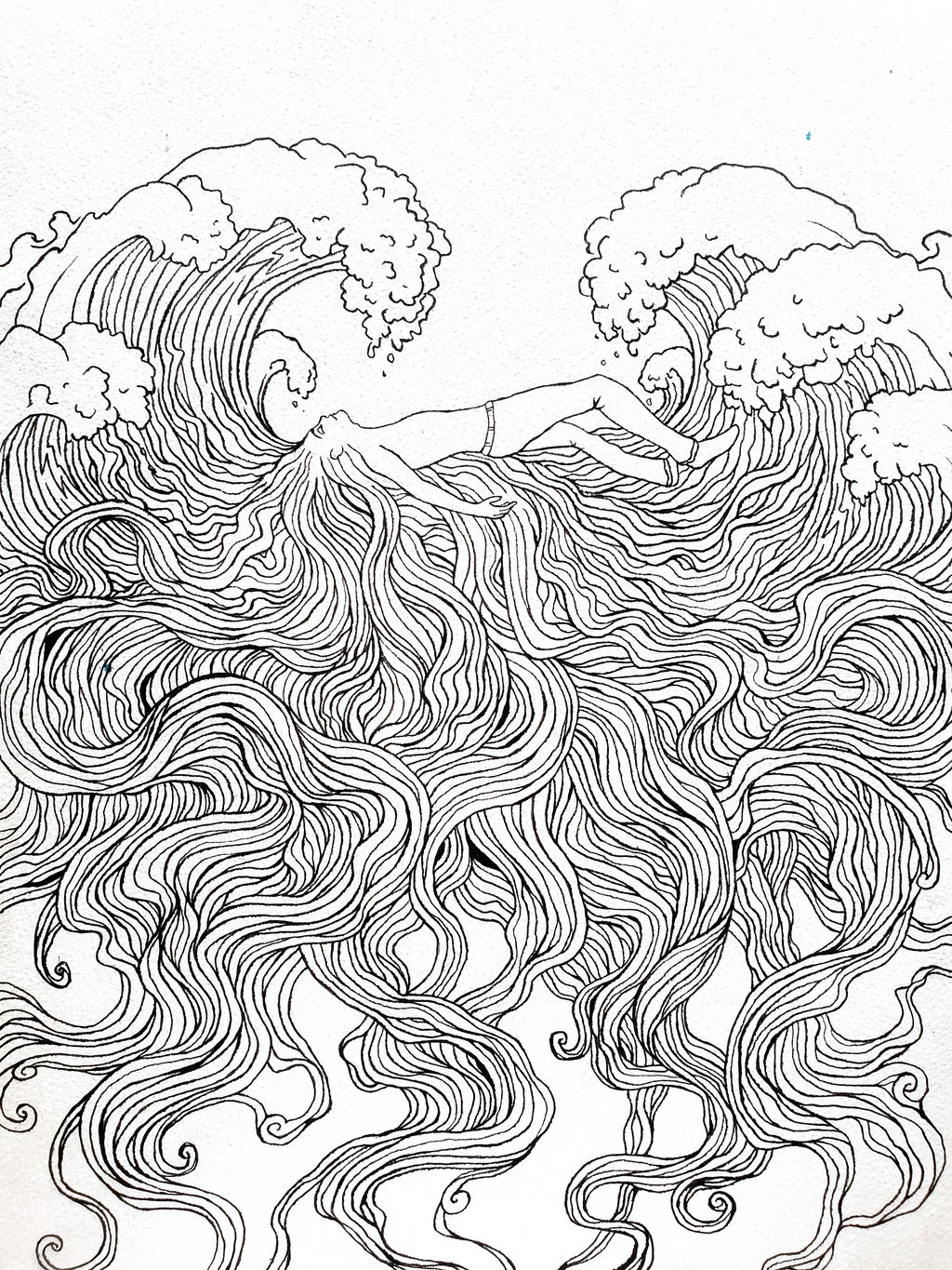 Hairwaves Hairwaves (Linework) by aralk on DeviantArt