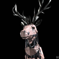 Mecha deer 3d model