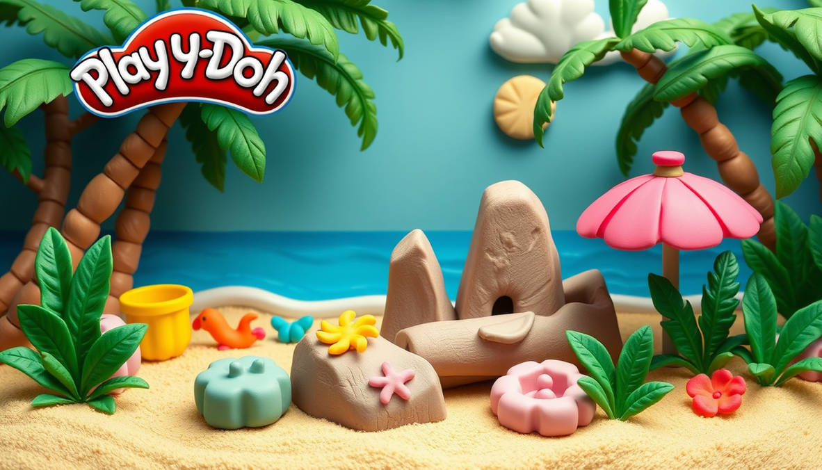 Playdo Play-Doh Tropical Beach Background by VeronicaCartoons on DeviantArt