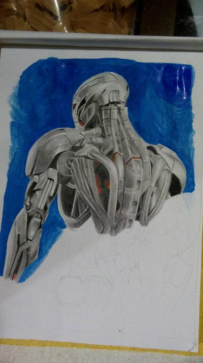 drawing ultron by katsteve on DeviantArt