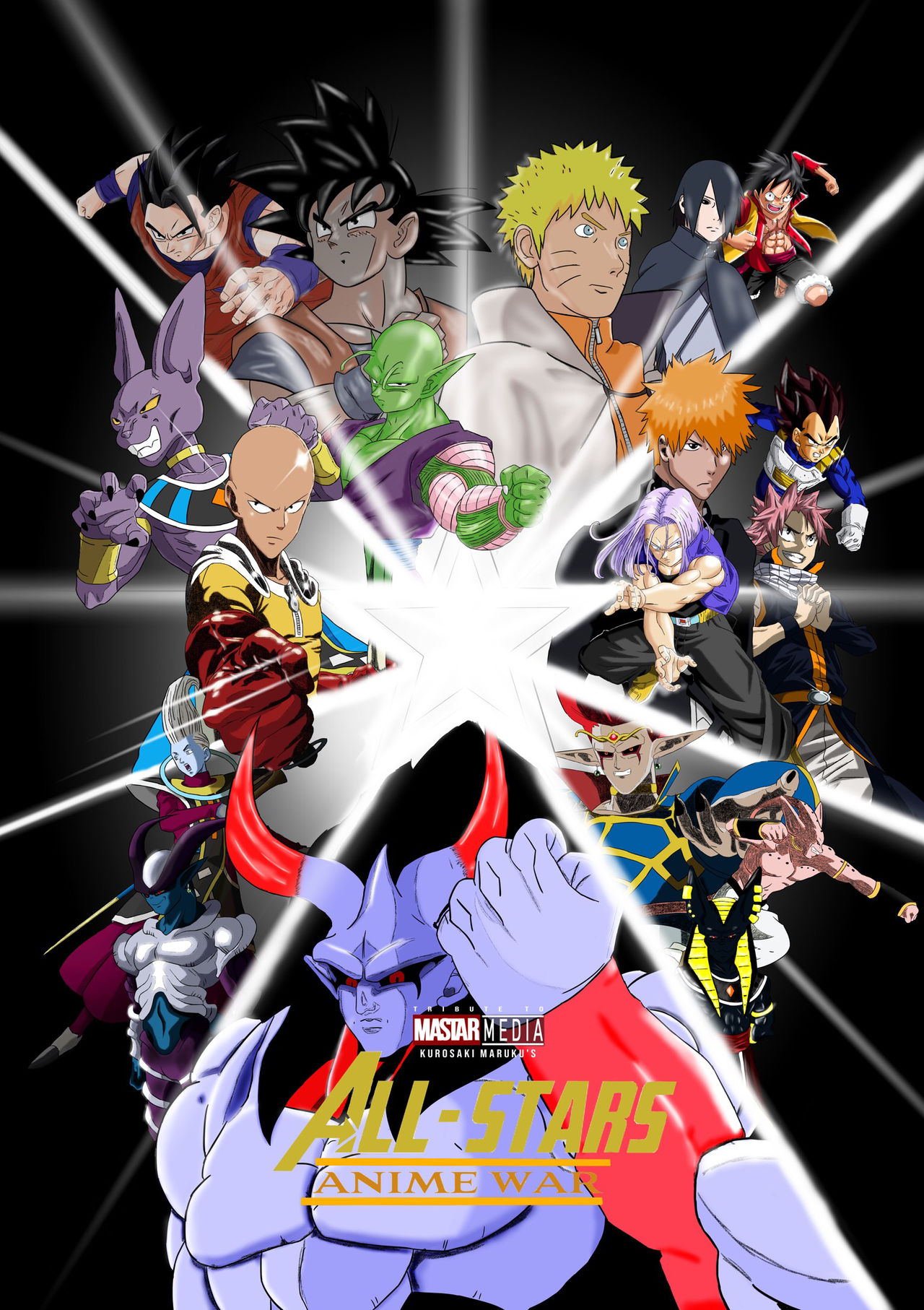 MaSTAR MEDIAS All-Stars Anime War Poster Promo by KurosakiMaruku on  DeviantArt
