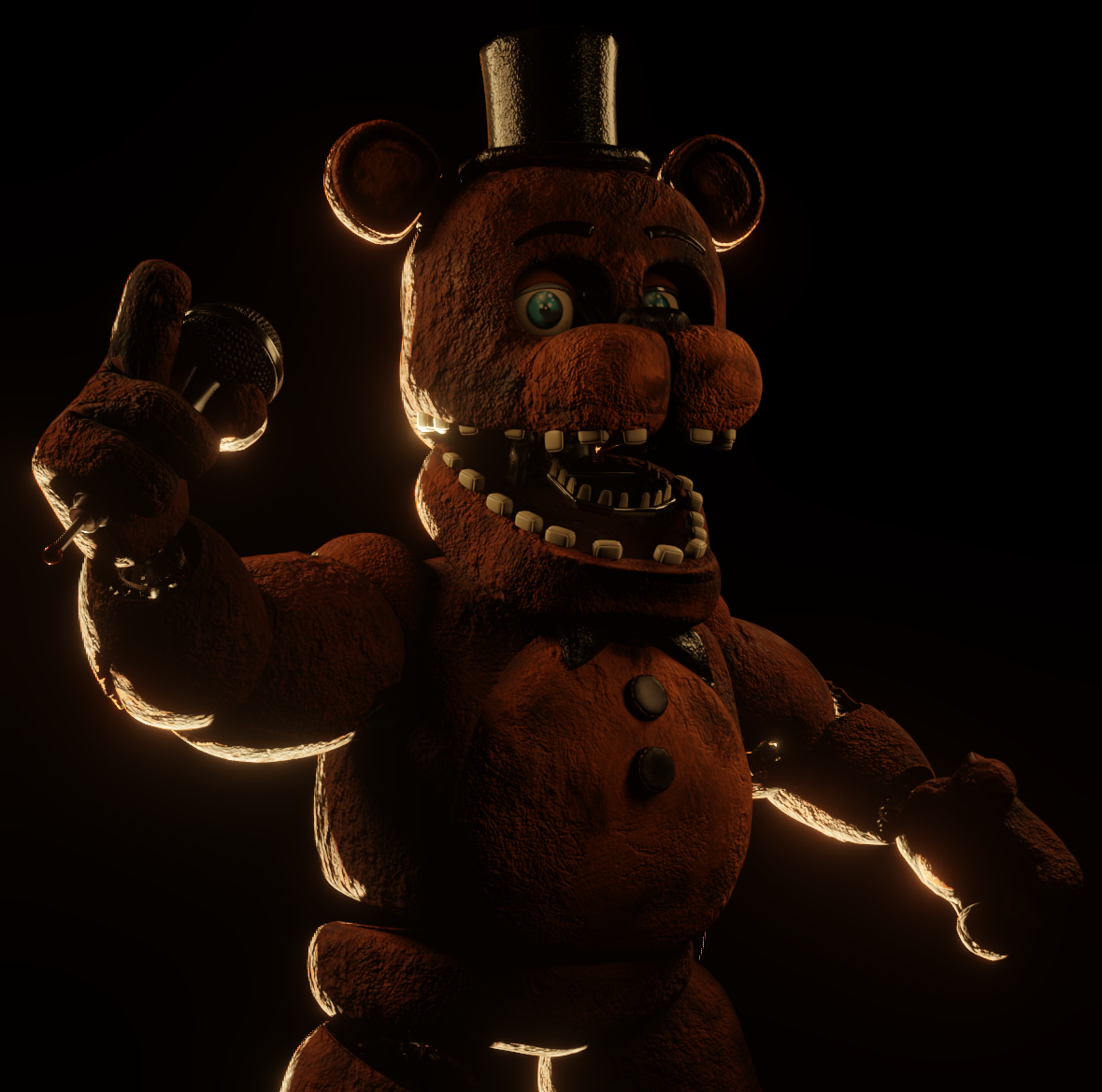 Corrigido Withered Freddy [Blender FNaF] por TRAWERT Papel de