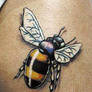tattoo bee by alan barbosa