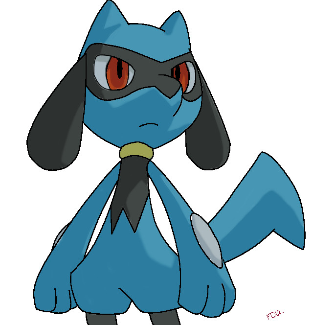.:Riolu:. by FoxDemon12 on DeviantArt