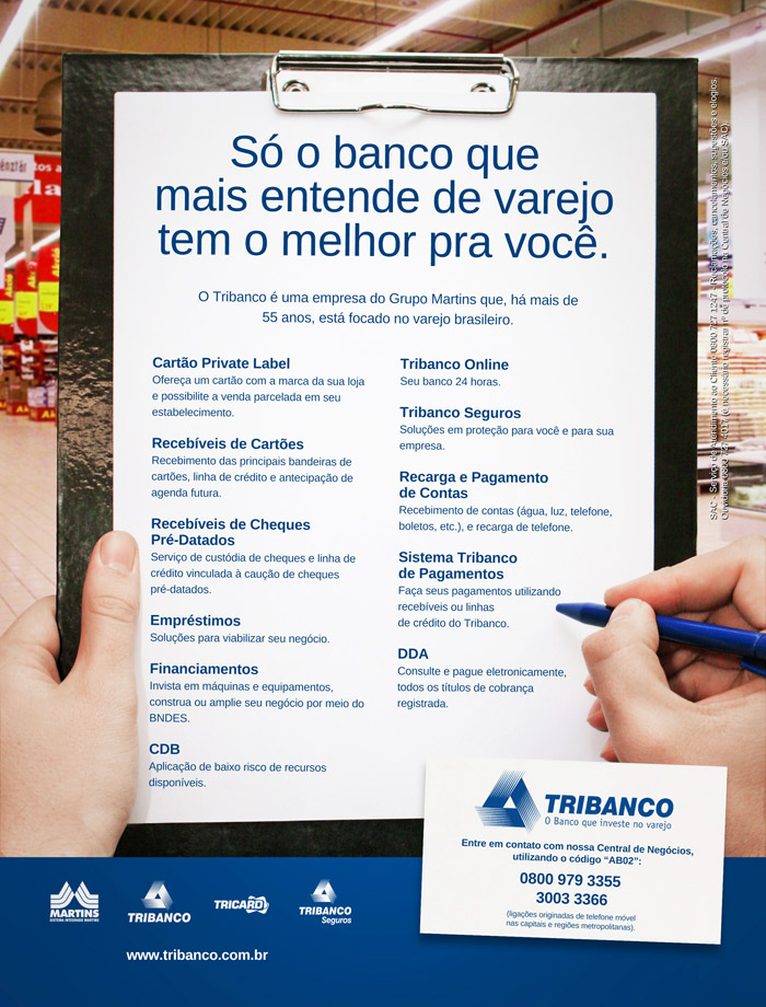 Retail Magazine ad - Tribanco