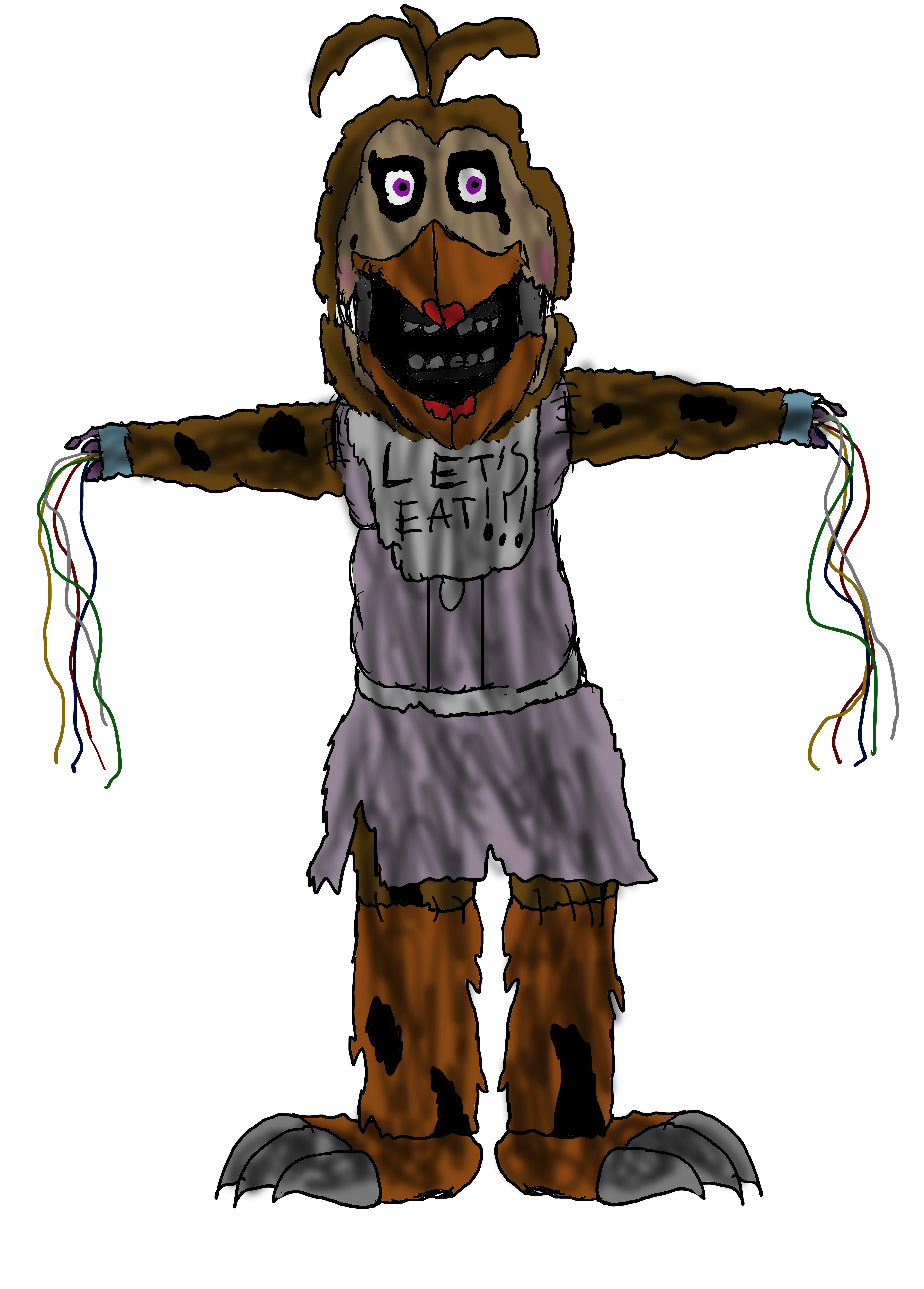 ArtStation - Withered Chica (FNaF 2) Redesign