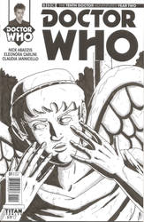 Doctor Who Sketch cover - Weeping Angel
