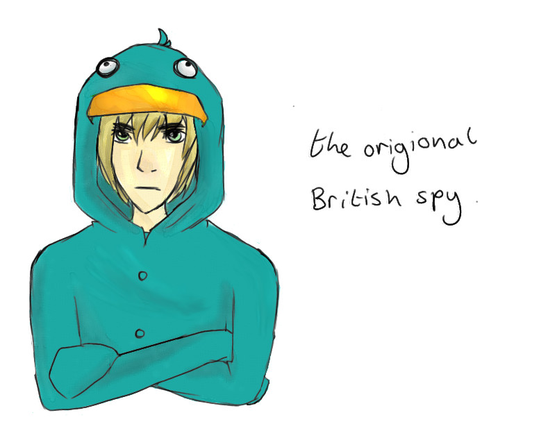 perry the platapus - hetalia