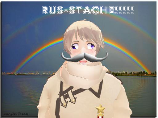 RUS-STACHE!