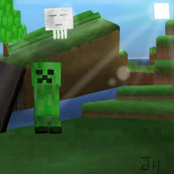 Minecraft Drawing by Jalene16 on DeviantArt