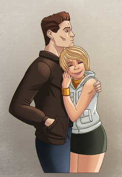 Harry and Heather from Silent Hill