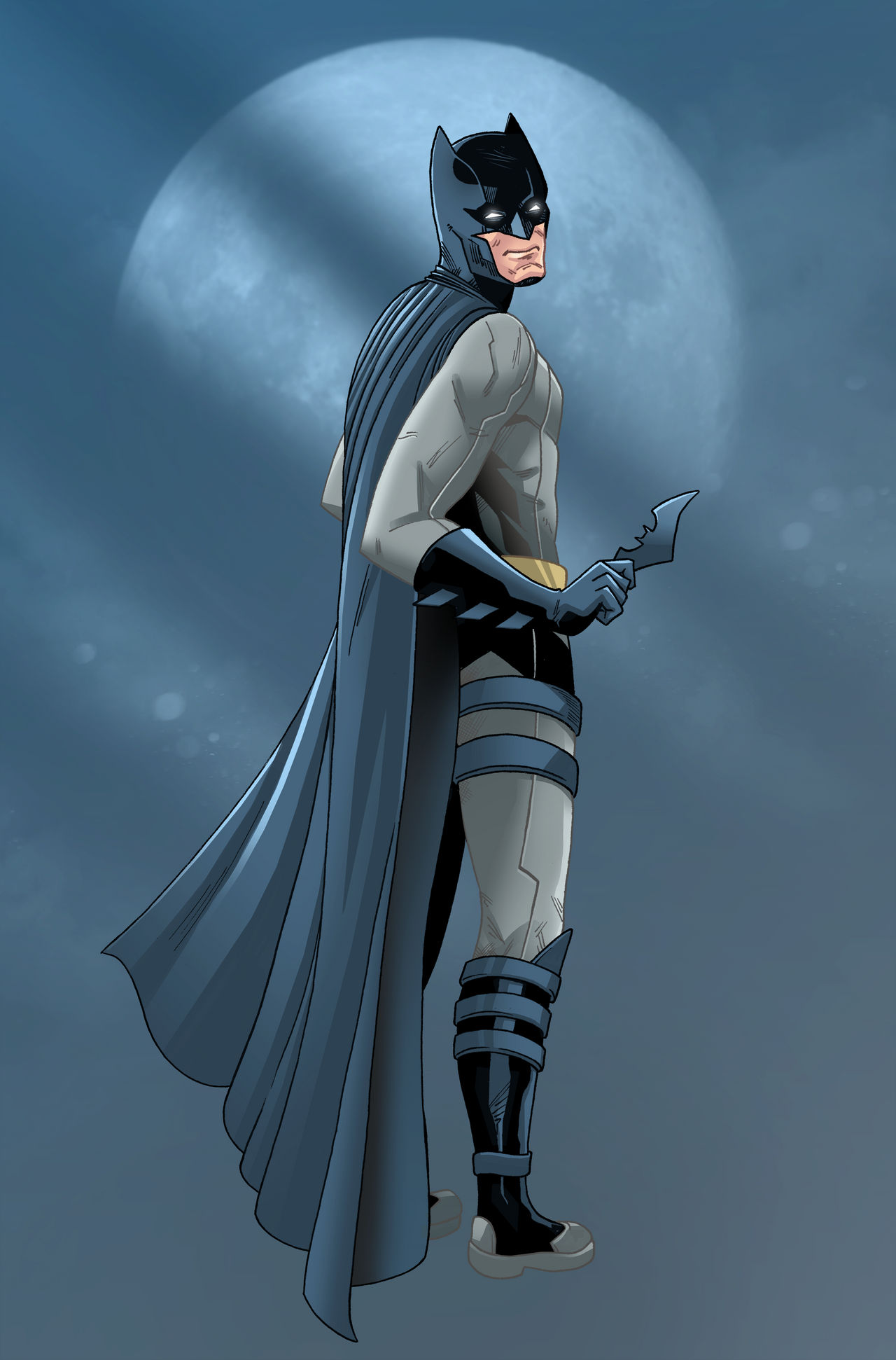 Batman Reverse Colors Batman Recolor by NikoAlecsovich on DeviantArt