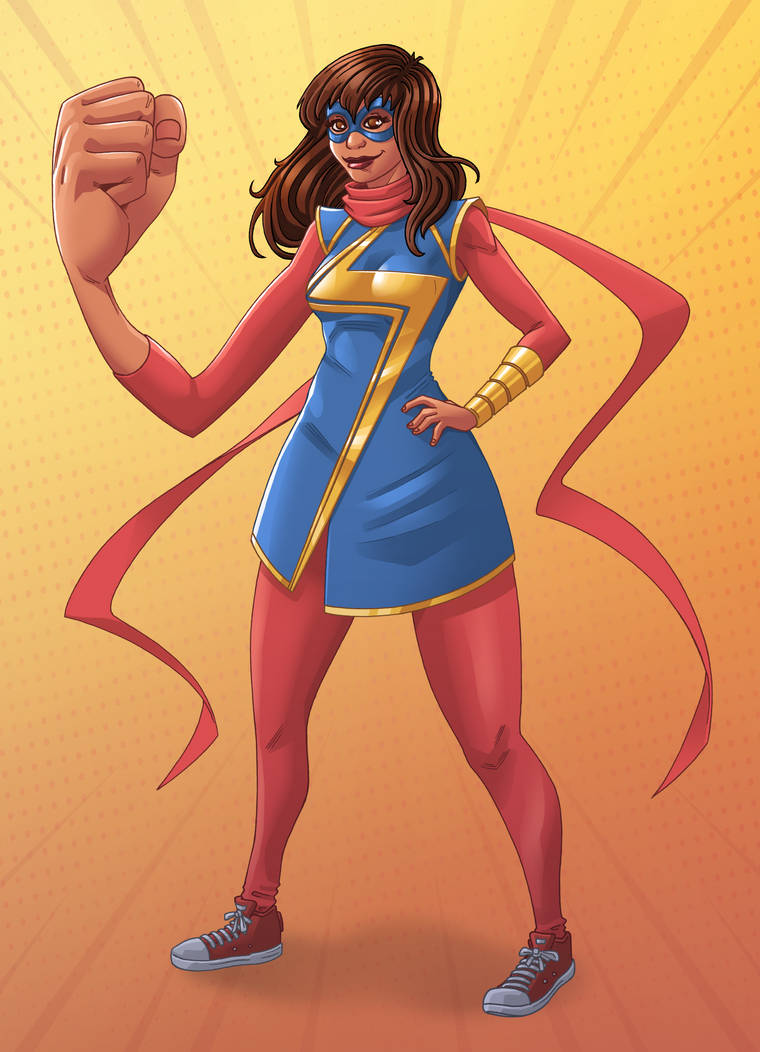 Ms Marvel by NikoAlecsovich on DeviantArt