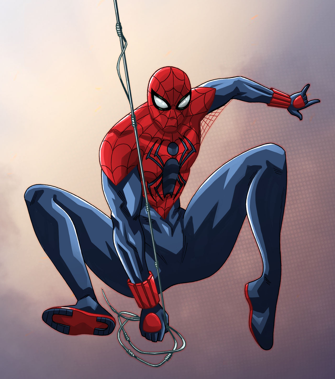 Spider-Man - Alex Ross design - Recolor by NikoAlecsovich on DeviantArt