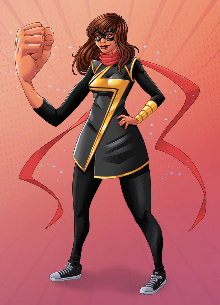 Ms Marvel - Recolor by NikoAlecsovich on DeviantArt