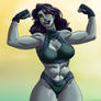 GREY She-Hulk - Bikini Contest - Recolor