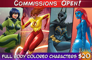 COMMISSIONS OPEN! - July 2022