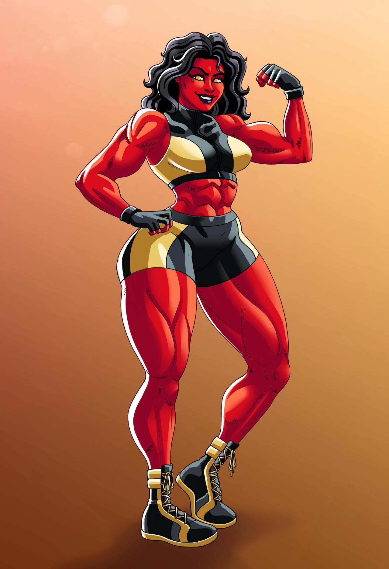She Red Red She-Hulk by NikoAlecsovich on DeviantArt