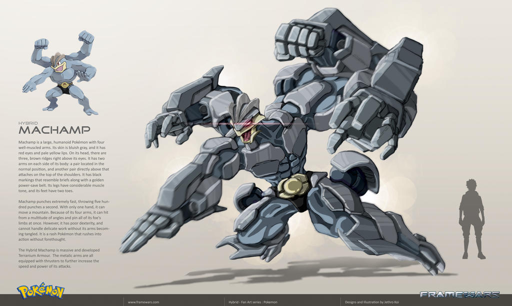 Hybrid Machamp by JethroKoi on DeviantArt