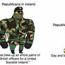 Republicans, Ireland vs America.