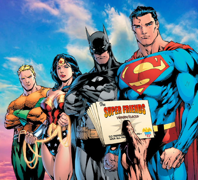 Superman, Batman, Wonder Woman, Aquaman 00 by adeadhitya on DeviantArt