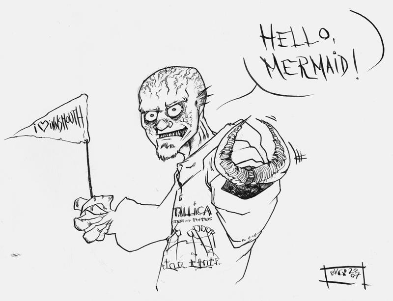 Deep One Self-Portrait Lineart by DoctorGurgul on DeviantArt