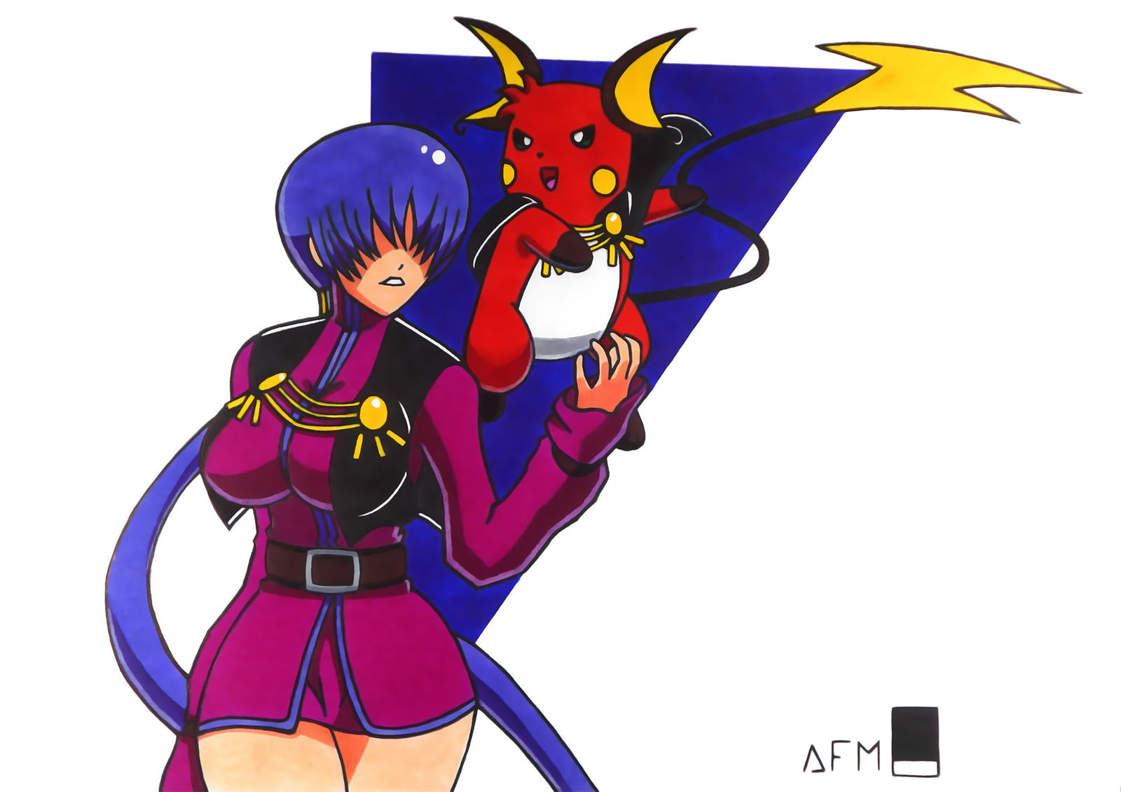 Orochi Shermie and Raichu by AFM-022 on DeviantArt