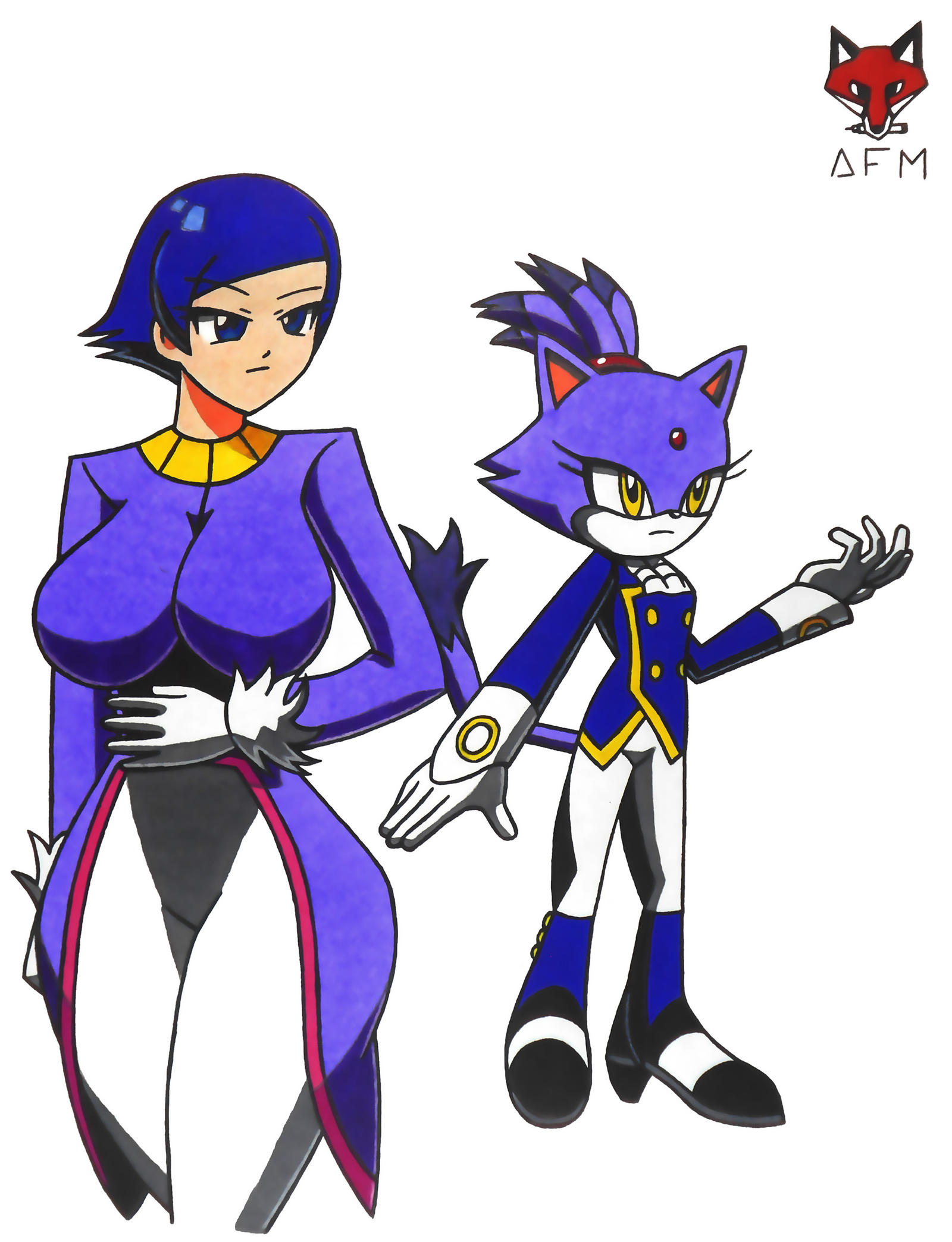 Elizabeth and Blaze by AFM-022 on DeviantArt