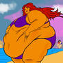 SSBBW Superheroine Beach Day