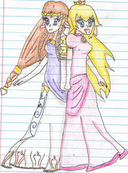 Zelda and Peach BFF's