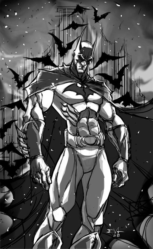 Batman-The Dark Knight sketch