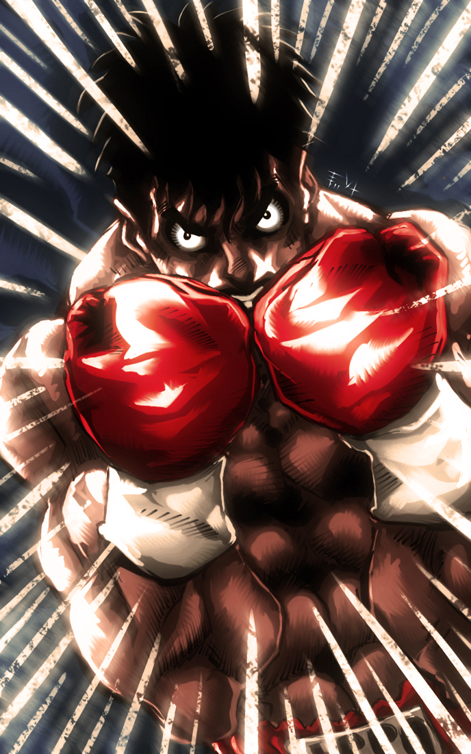 Hajime No Ippo Cover 600 Color by DevilSmithy.deviantart.com on @DeviantArt