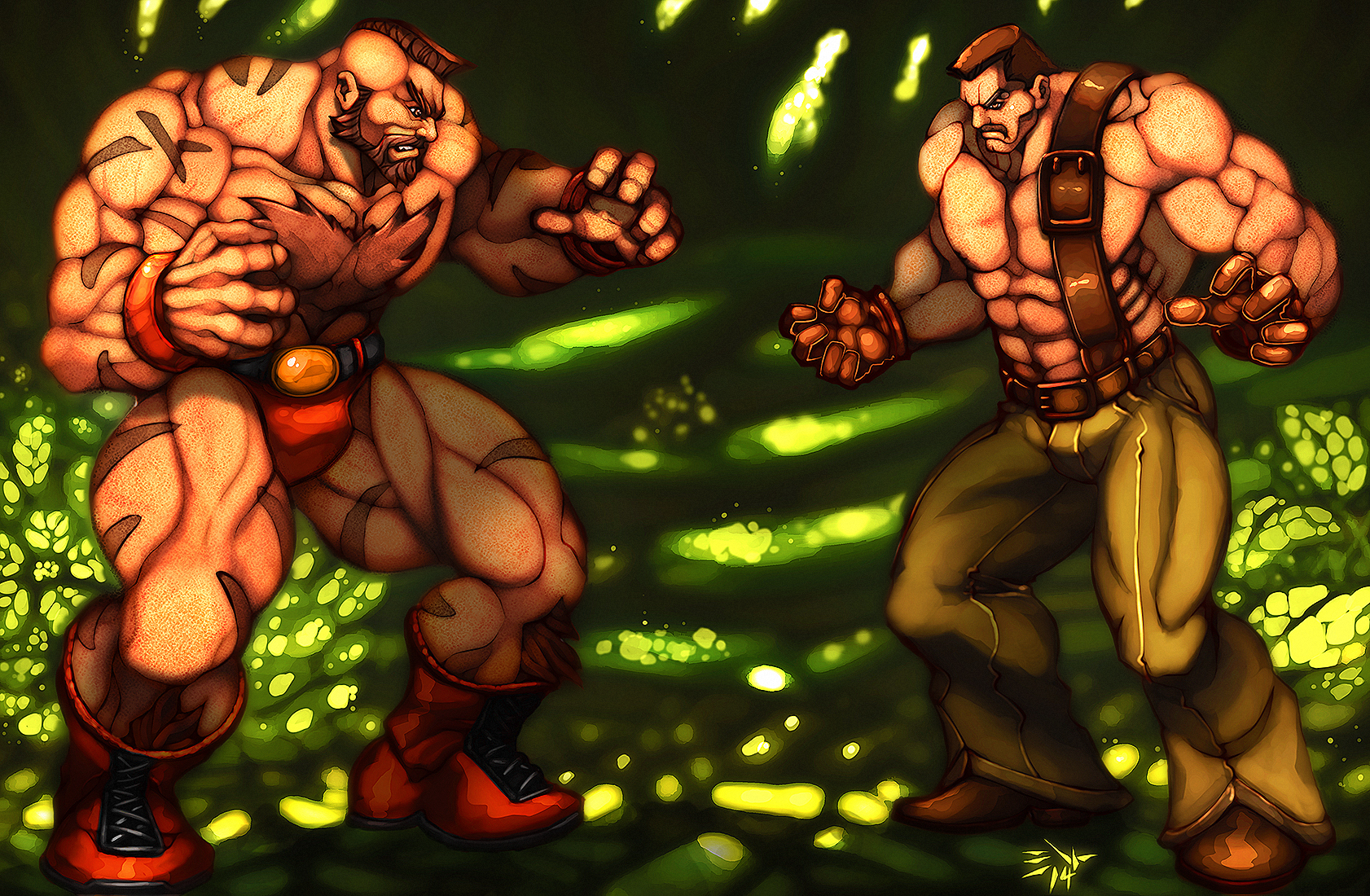 Zangief vs Haggar who wins?