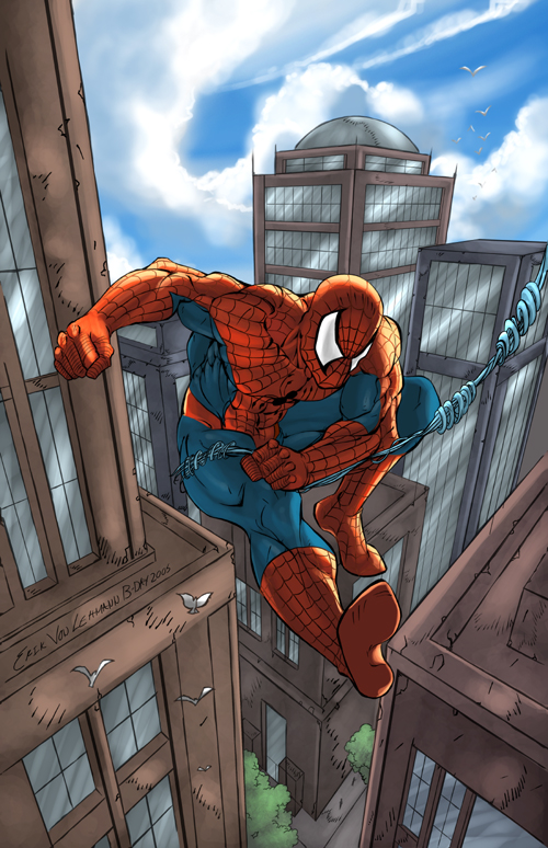 Spiderman Swinging