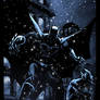 Winter in Gotham Blue tones