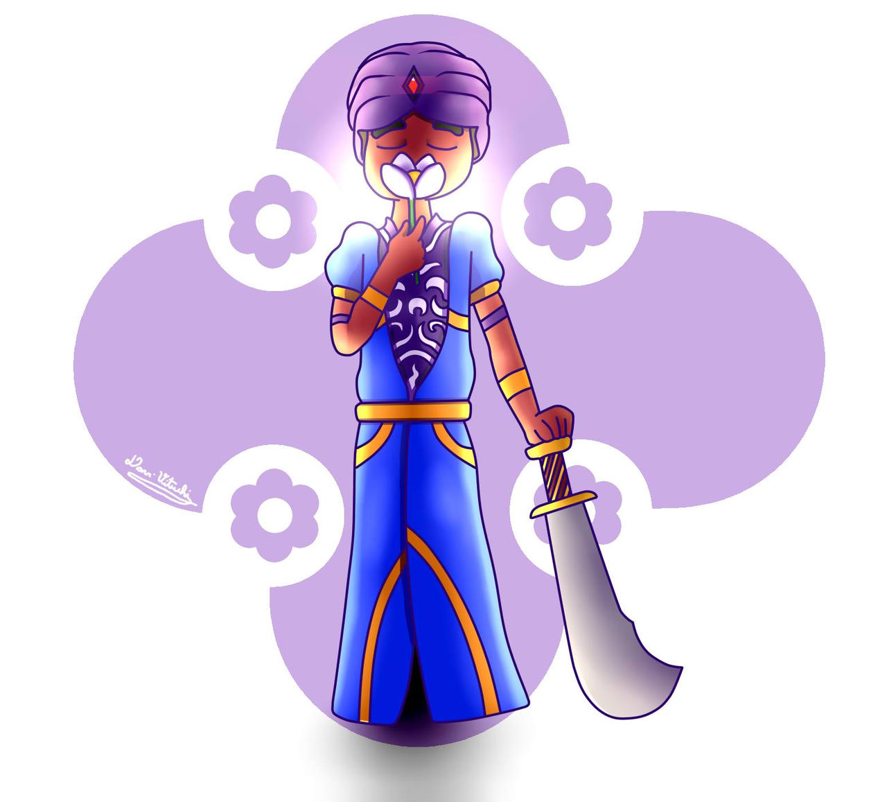 Dye Trader NPC Terraria Fanart by DaviVituchi on DeviantArt