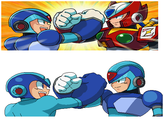 megaman and x