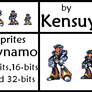 Sprites Dynamo 8-bits, 16-bits (conversion)