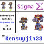 Conversion Sprites Sigma - Megaman X4 in 16-bits