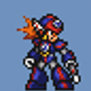 Axl stand pose - Megaman X7 SNES Project