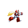 Zero (X1) - Run Buster Animation - in PSX Style