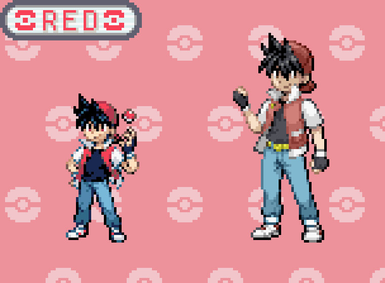 RED - from Pokemon Adventures in FR/LG Style by kensuyjin33 on DeviantArt